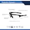 Ge Safety Glasses, Anti-Fog & Anti-Scratch, Clear Lens, Black/Blue Frame GE109CAF - alternate 4